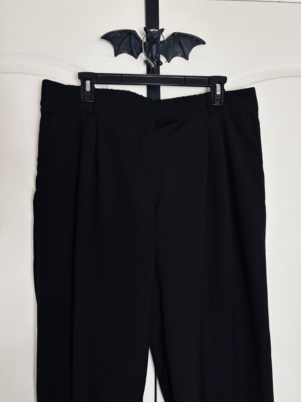 H&M Vintage inspired Tailored Black Dress Pants Comfortable material size 16 - Picture 4 of 11